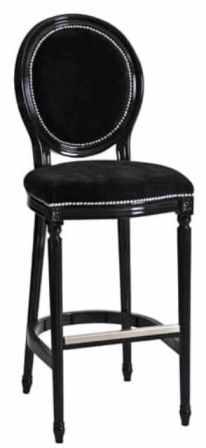 כסא בר שחור