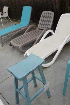 כיסאות פלסטיק למרפסת עמידים למים 