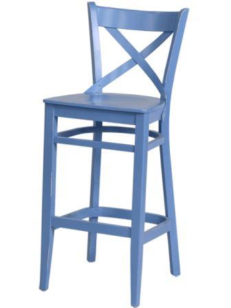 כסא בר צבע כחול
