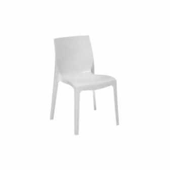 כיסא פלסטיק למטבח בצבע לבן